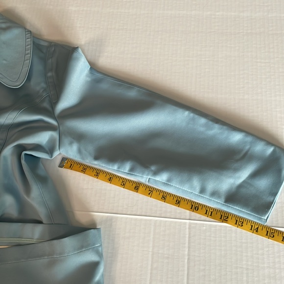 London Fog Vintage, gorgeous, light blue rain jacket women’s size 14 Petite - Picture 13 of 16